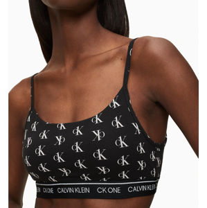 Calvin Klein dámská černá braletka Logo - XS (SL5)